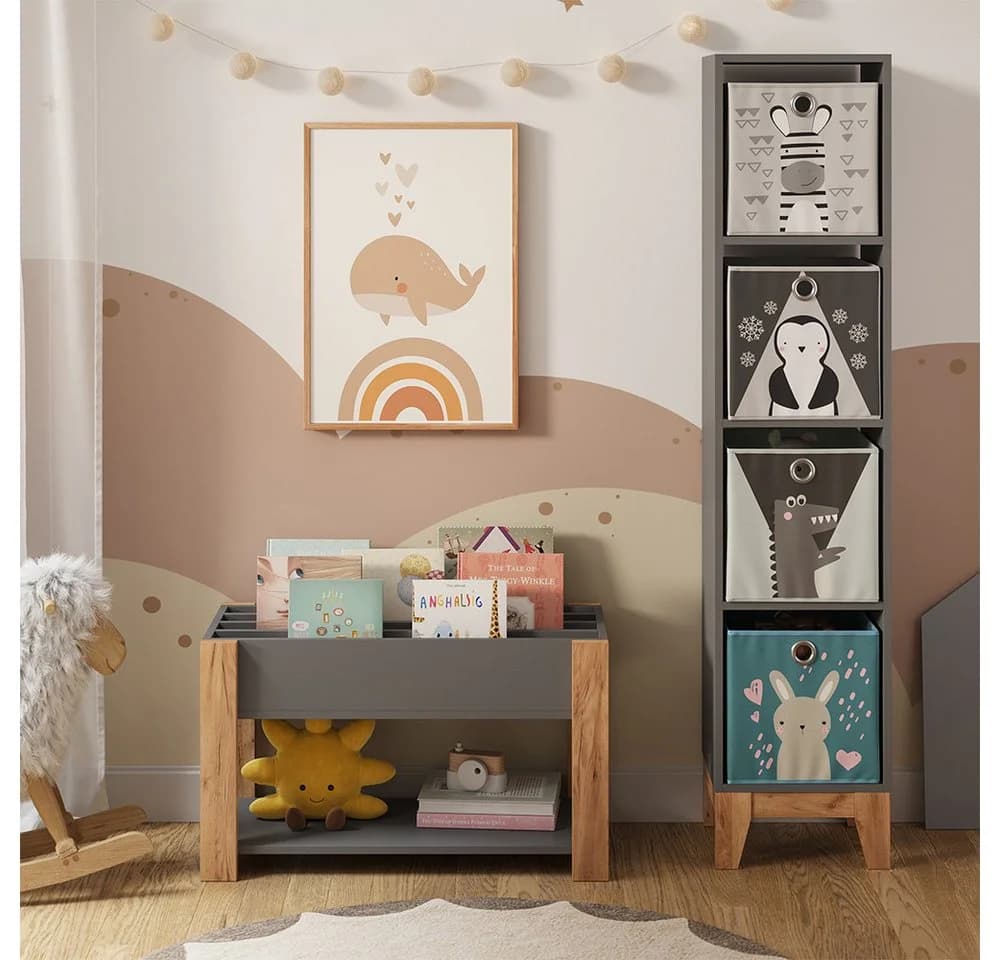 VitaliSpa Bücherregal Malia Grau Kinderregal - Bild 5