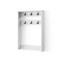 Vicco Garderobenschrank Eliza Weiß mit Haken Bild 1
