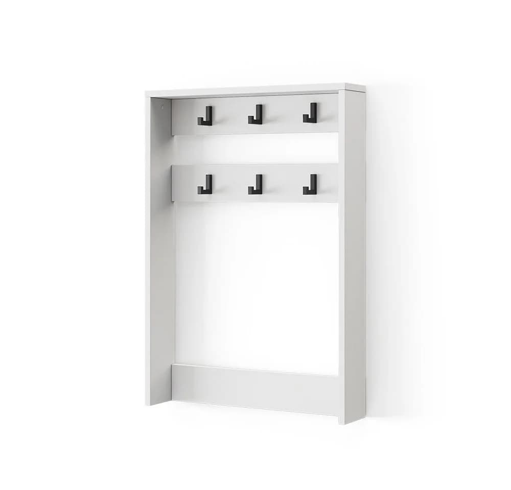 Vicco Garderobenschrank Eliza Weiß mit Haken