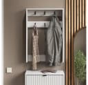 Vicco Garderobenschrank Eliza Weiß mit Haken Bild 2