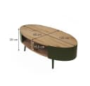 Vicco Couchtisch Lofta mit Baumkante und Stauraum Bild 1