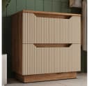 Vicco Waschbeckenunterschrank Lotta Eiche/Kaschmir gestreift Bild 3