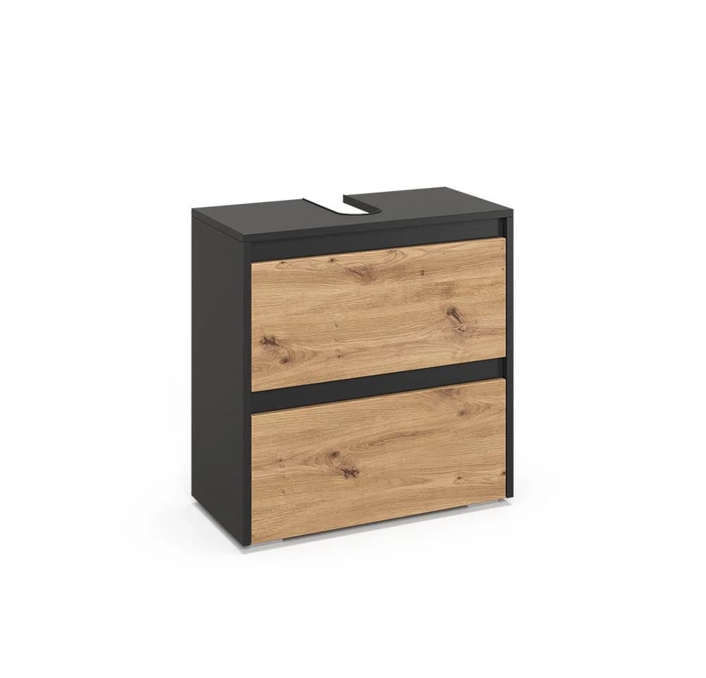 Vicco Waschbeckenunterschrank Majest Anthrazit/Artisan 60.1 x 62 cm - Bild 2