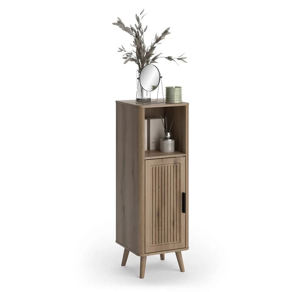 Vicco Midischrank Skara Eiche Schwarz - Bild 5