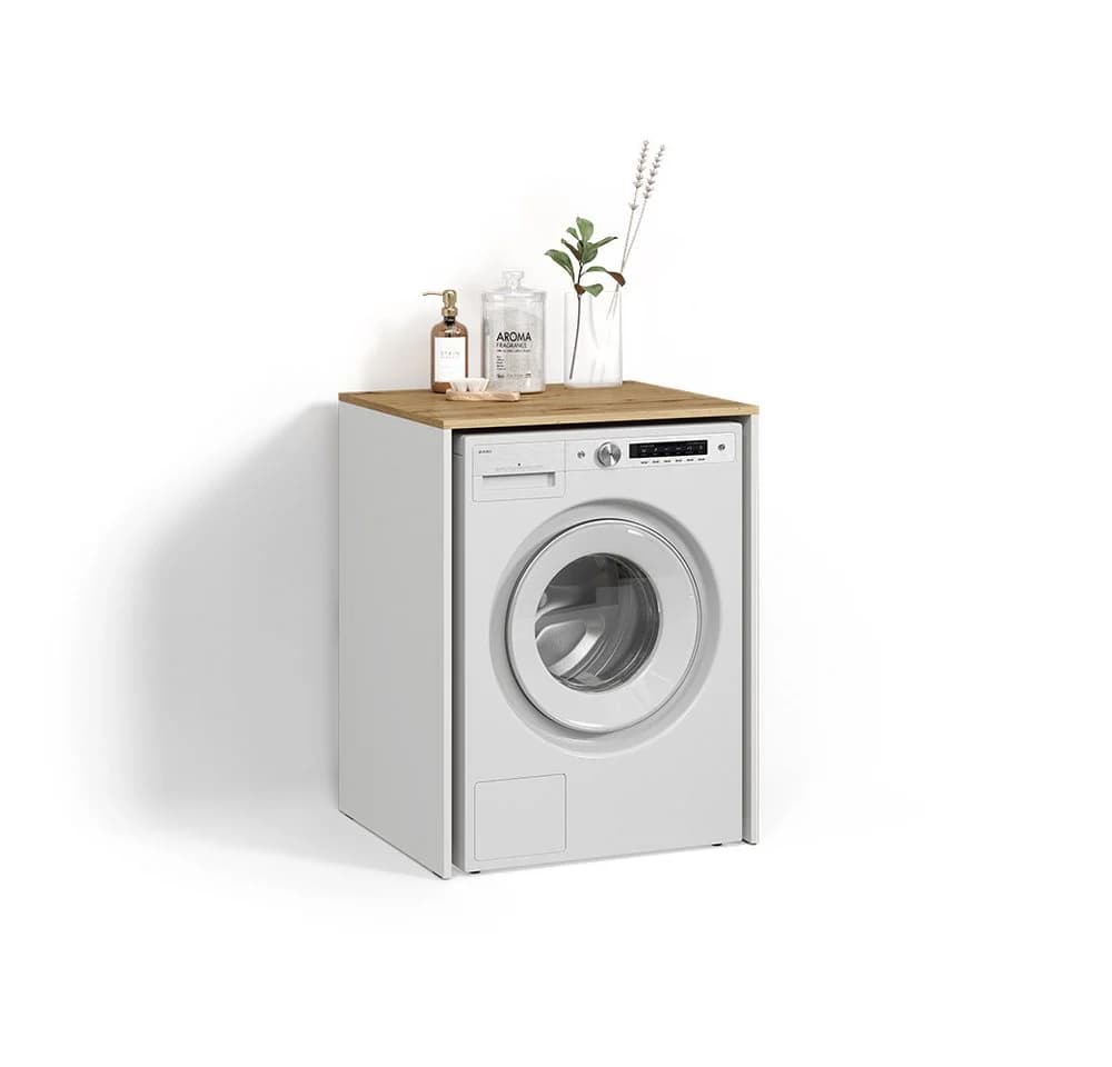 Livinity Waschmaschinenumbauschrank Paolina Weiß Modern - Bild 2