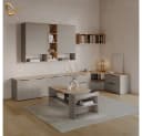 Livinity® Wohnwand Piave 3-teilig Greige/Sonoma Bild 1
