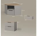 Livinity® Wohnwand Piave 3-teilig Greige/Sonoma Bild 3