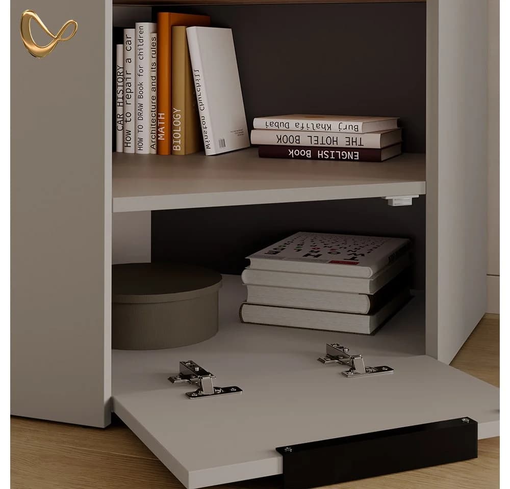Livinity® Wohnwand Piave 3-teilig Greige/Sonoma - Bild 5
