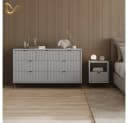 Livinity Nachtschrank Aterno Grau 2er Set Bild 1