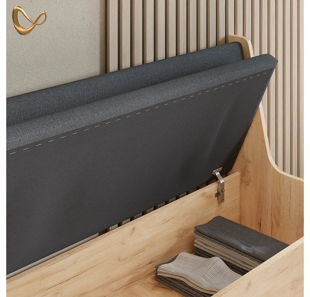 Livinity® Sitzbank Tiberio Goldkraft Eiche - Bild 5