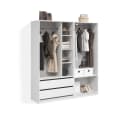Livinity® Kleiderschrank Trento 2er Set Weiß Bild 2