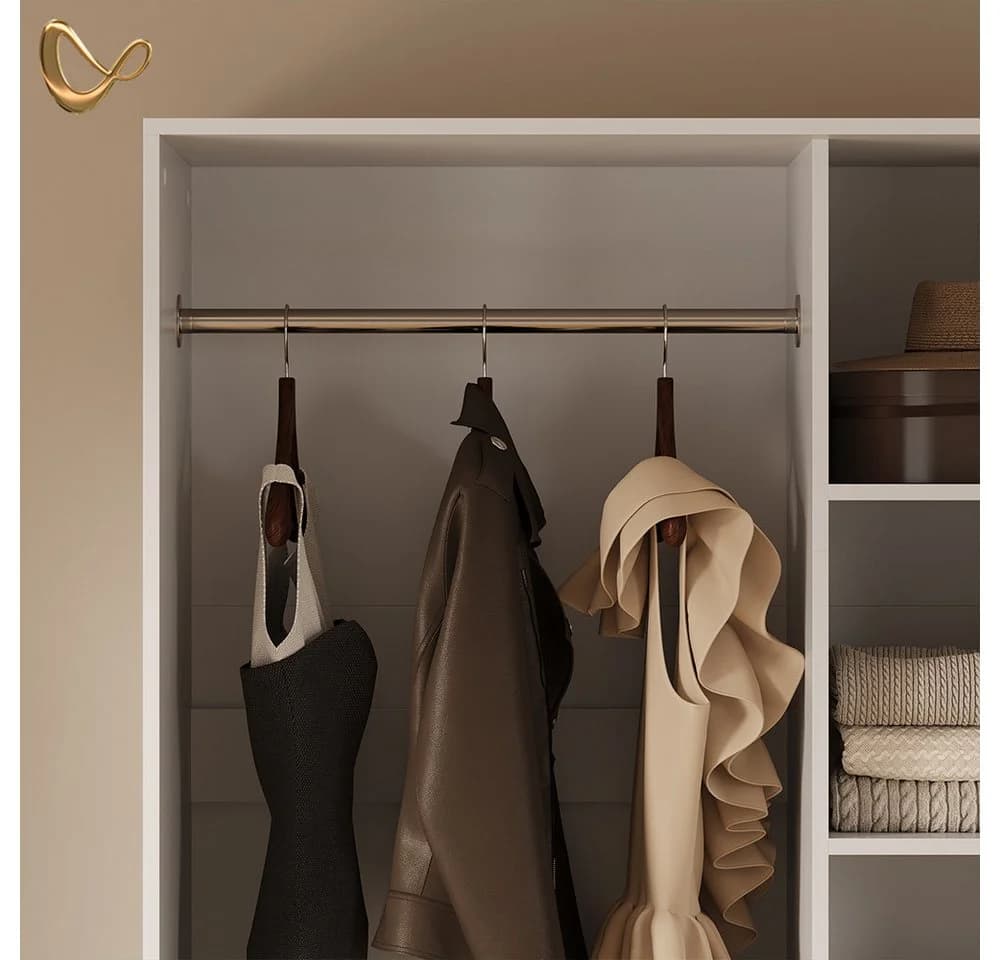 Livinity® Kleiderschrank Trento 2er Set Weiß - Bild 5