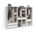 Livinity® Kleiderschrank Trento 3er Set Weiß Bild 2