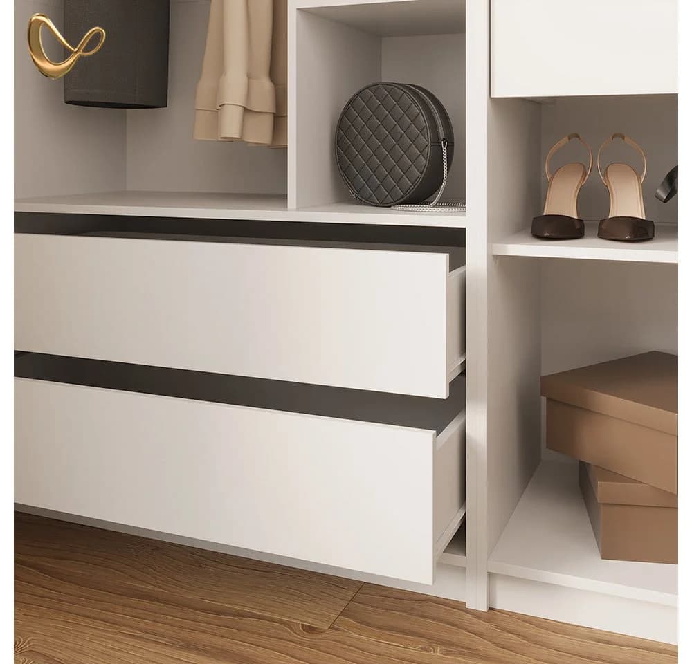 Livinity® Kleiderschrank Trento 3er Set Weiß - Bild 5