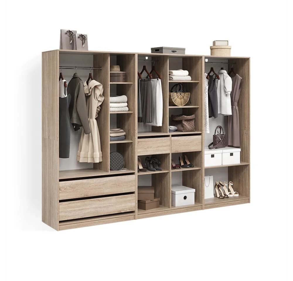 Livinity® Garderobenschrank Trento 2er Set Sonoma - Bild 2