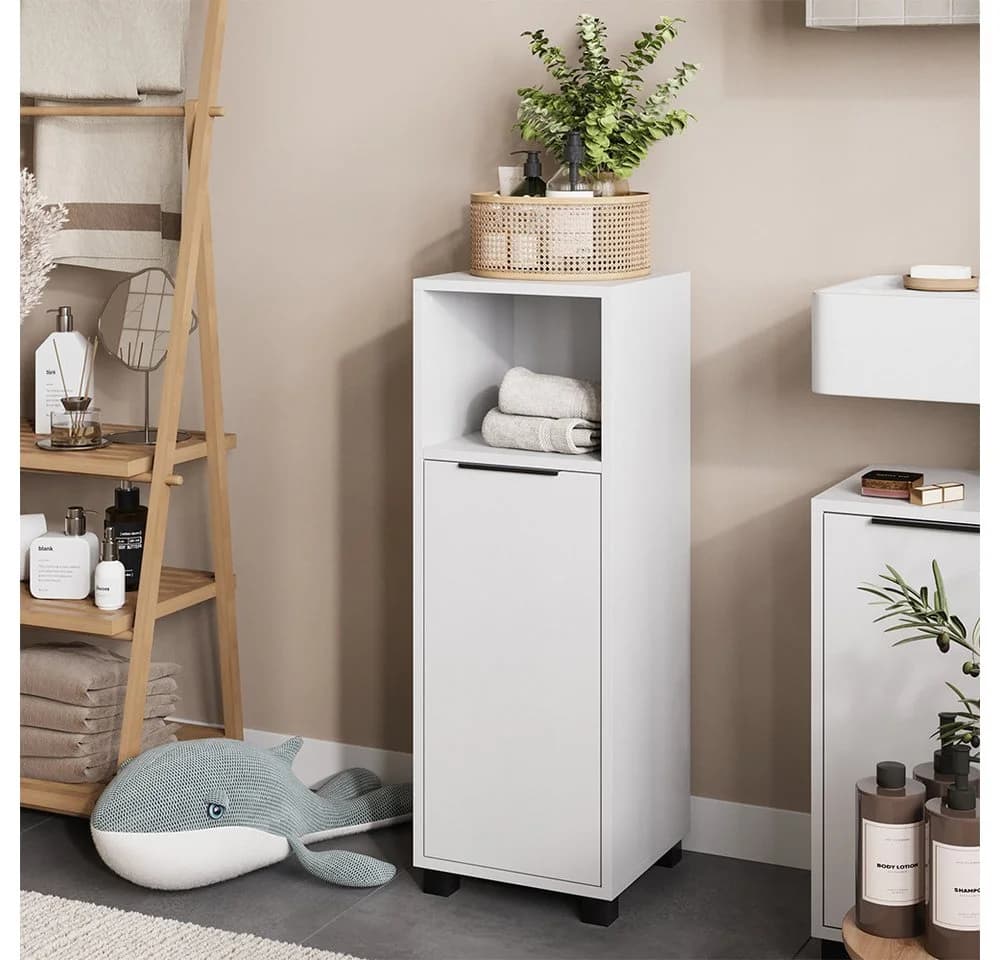 Vicco Midischrank Alina Weiß 3 Fächer Soft-Close - Bild 3