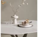 Livinity® Esstisch Firenze Weiß Schwarz Ausziehbar Bild 5