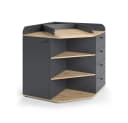 Vicco Wickelkommode Aria Anthrazit Artisan-Eiche mit Wickelaufsatz Bild 3