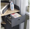 Vicco Wickelkommode Aria Anthrazit Artisan-Eiche mit Wickelaufsatz Bild 4