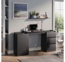 Vicco Kommode Varino Schwarz Ausziehbar Bild 2