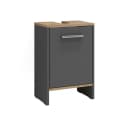 Vicco Waschbeckenunterschrank Karli Anthrazit/Goldkraft Eiche Bild 2