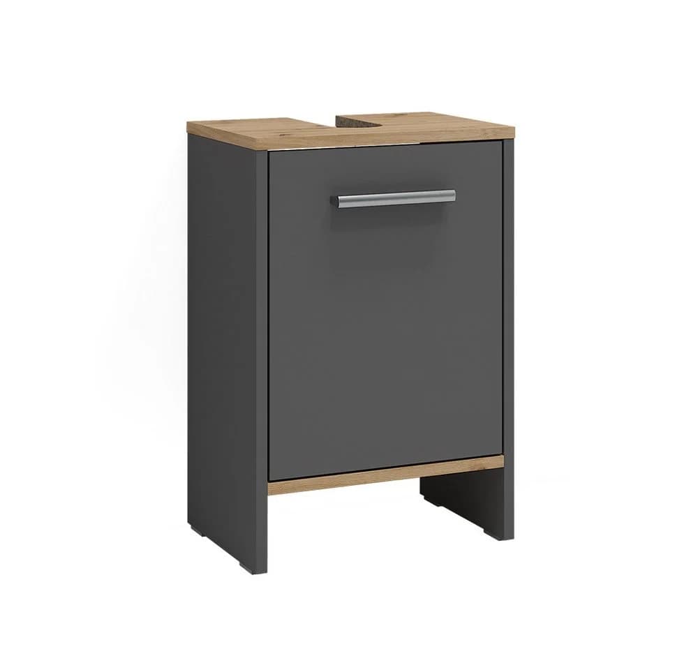 Vicco Waschbeckenunterschrank Karli Anthrazit/Goldkraft Eiche - Bild 2