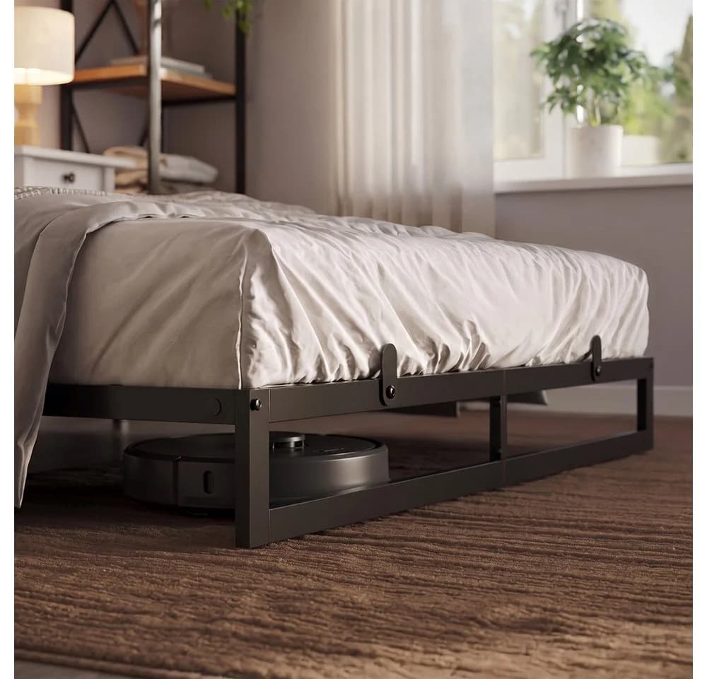 VitaliSpa® Bettgestell Lenora Schwarz Metall - Bild 4