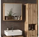 Vicco Badmöbel-Set Eliza 3-teilig Viking Oak Schwarz Bild 4