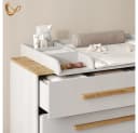 Livinity Wickelkommode Mailo Weiß 3 Schubladen XL Bild 5