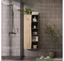 Vicco Hochschrank Willow Artisan Eiche/Anthrazit mit 5 offenen Fächern Bild 3