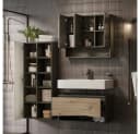 Vicco Hochschrank Willow Artisan Eiche/Anthrazit mit 5 offenen Fächern Bild 5