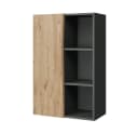 Vicco Midischrank Willow Artisan Anthrazit mit 3 Fächern Bild 2