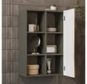 Vicco Midischrank Willow Artisan Anthrazit mit 3 Fächern Bild 4