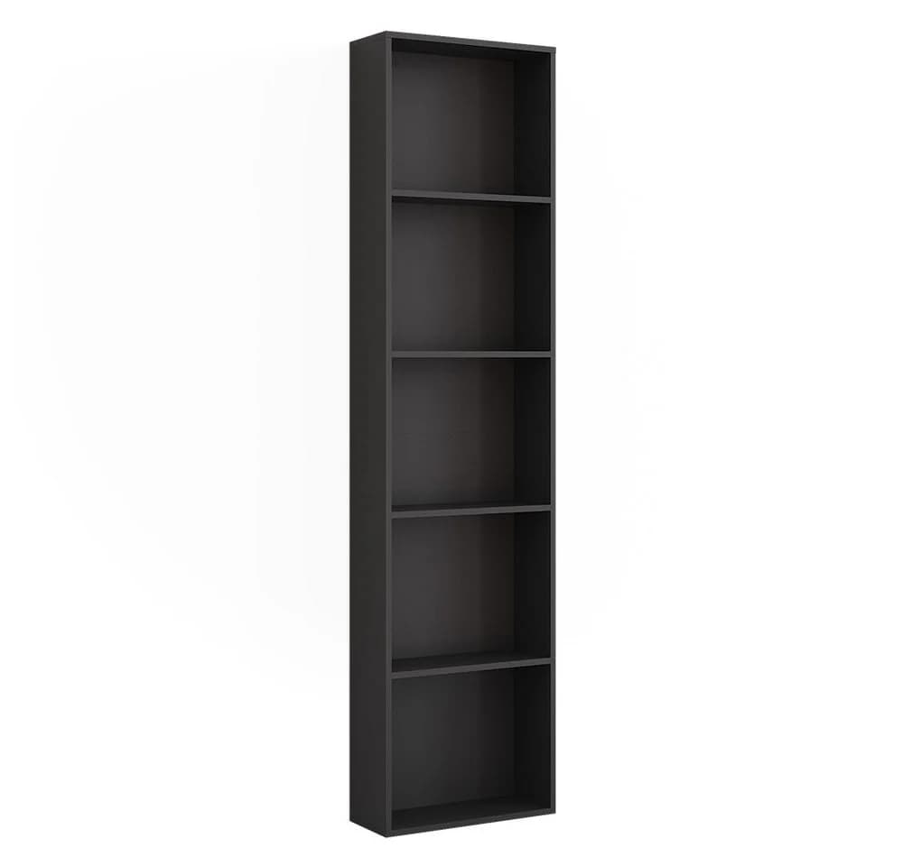 Vicco Kleiderschrank Elmo Anthrazit Modernes Seitenregal