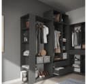 Vicco Kleiderschrank Elmo Anthrazit Modernes Seitenregal Bild 5