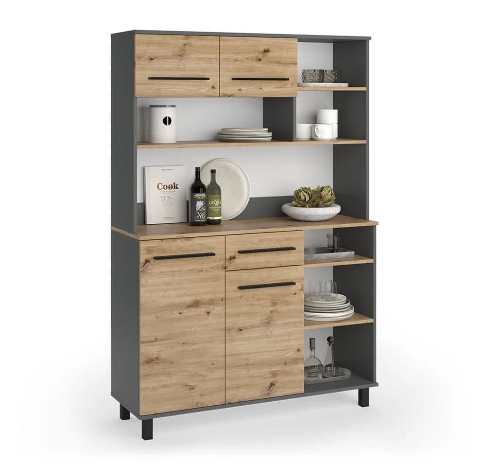 Vicco Küchenbuffet Pure Artisan-Eiche Anthrazit - Bild 5