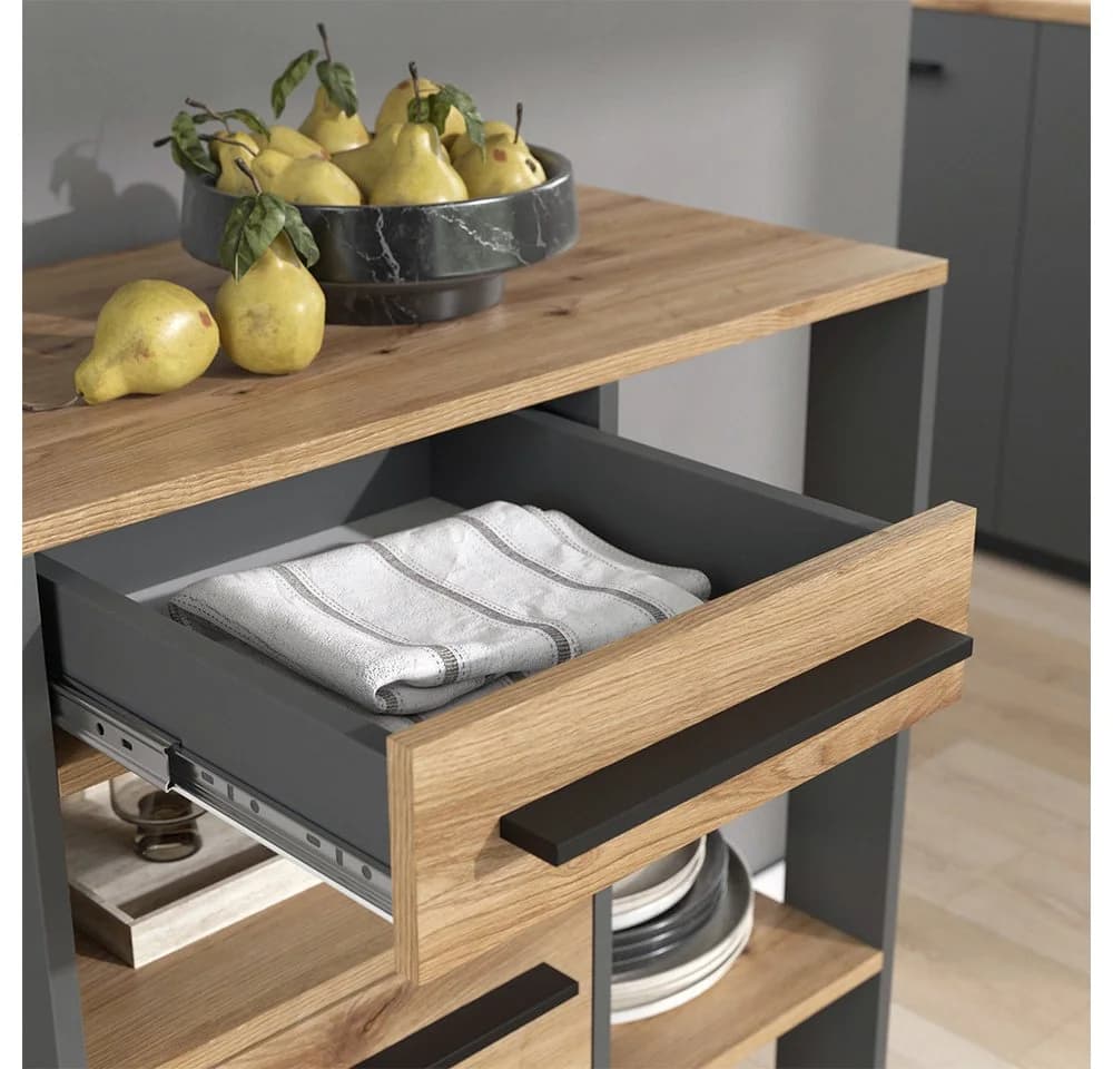Vicco Küchenbuffet Pure Artisan-Eiche Anthrazit - Bild 4