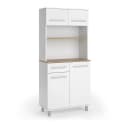 Vicco Küchenbuffet Pure Weiß/Artisan-Eiche Modern Bild 2