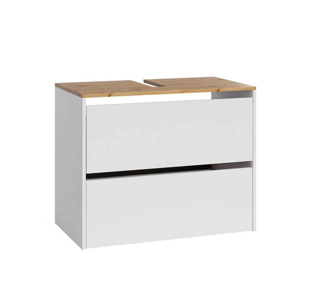 Vicco Waschbeckenunterschrank Viktor Weiß Artisan - Bild 2