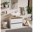 Vicco Waschbeckenunterschrank Viktor Weiß Artisan Bild 3