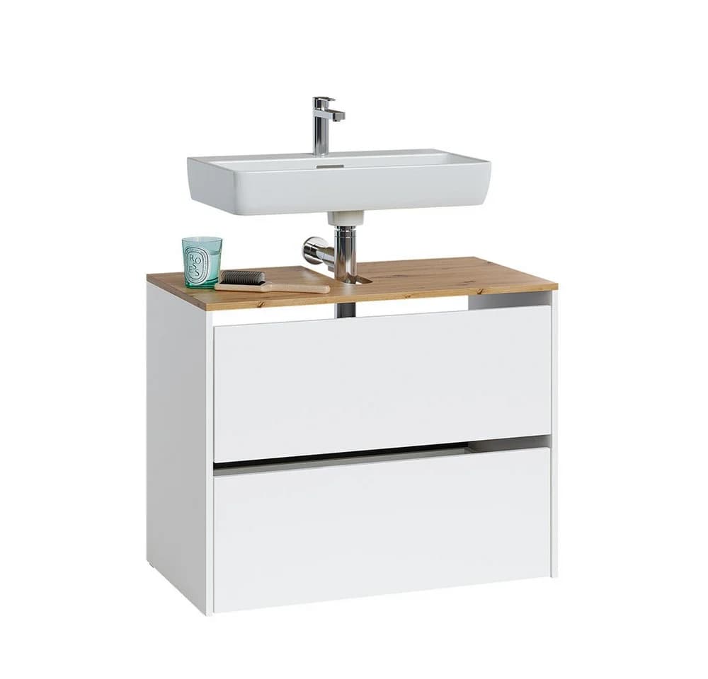 Vicco Waschbeckenunterschrank Viktor Weiß Artisan - Bild 5