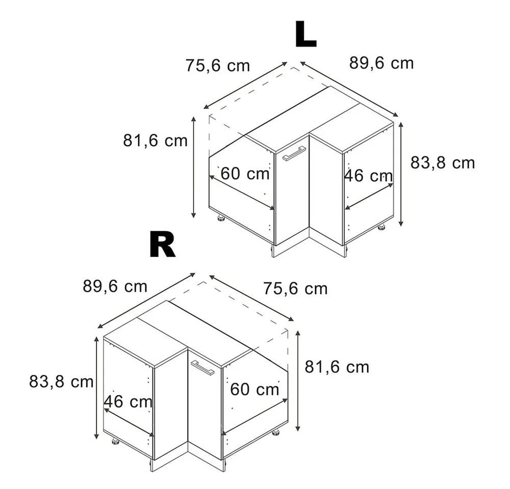 Vicco Kommode Rion Artisan-Eiche/Weiß 75,6x81,6x60 cm