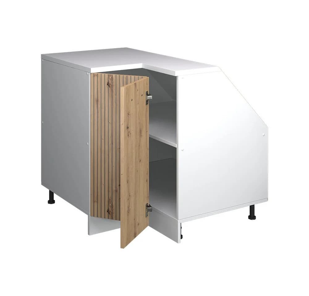 Vicco Kommode Rion Artisan-Eiche/Weiß 75,6x81,6x60 cm - Bild 4