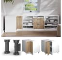 Vicco Kommode Rion Artisan-Eiche/Weiß 75,6x81,6x60 cm Bild 5
