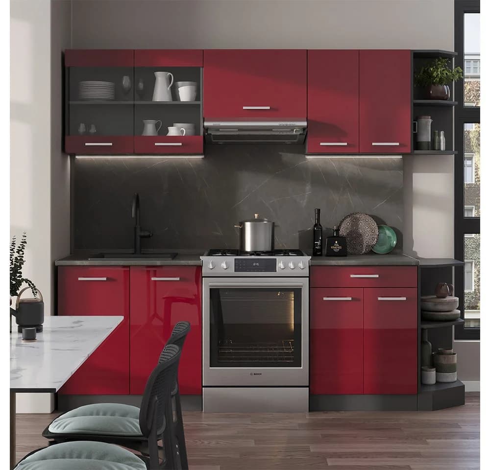 Vicco Hängeschrank R-Line Anthrazit 2 Fächer - Bild 4