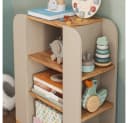 VitaliSpa® Bücherregal Malia 9 Fächer Beige/Grau Modern Bild 4