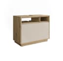 Vicco Waschbeckenunterschrank Beatrice Cashmere/Artisan-Eiche mit Schublade Bild 2