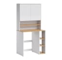 Vicco Waschmaschinenschrank Viktor Weiß/Artisan-Eiche mit Regal Bild 1