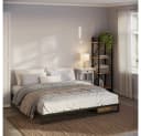 VitaliSpa® Bettgestell Lenora Schwarz Metallgestell Modern Bild 3