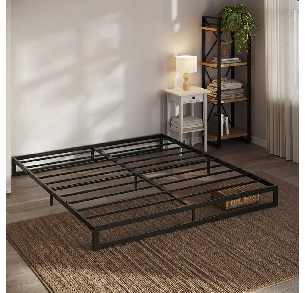 VitaliSpa® Bettgestell Lenora Schwarz Metallgestell Modern - Bild 5
